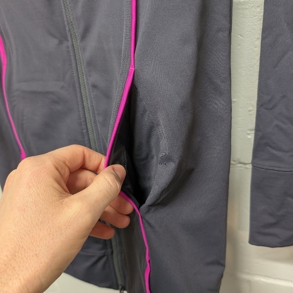 ATHLETA (Small) Spinnacker Long Sun Jacket Gray Pink - Picture 3 of 8